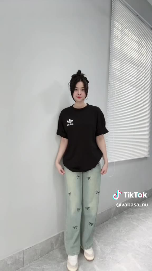 Quần bò ống rộng nữ cạp cao quần jeans ống rộng lưng cao, vải bò 2024 | BigBuy360 - bigbuy360.vn