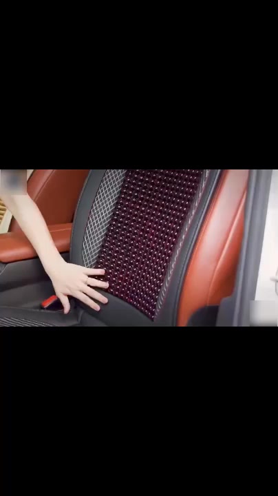 Lót ghế ô tô hạt gỗ massage