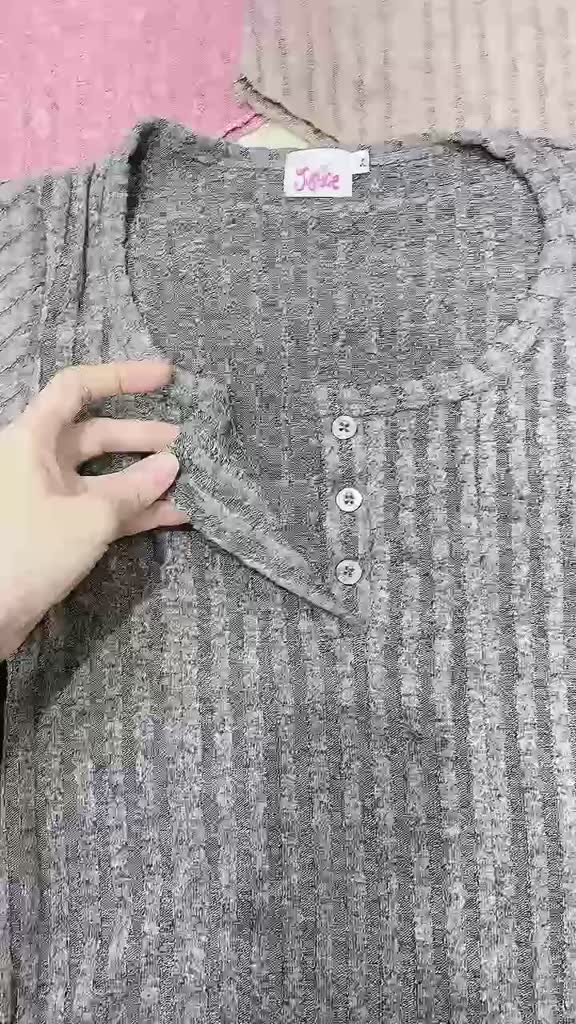 [DƯỚI 52kg]-(Hàng Loại 1) Áo thun nữ tay ngắn chất len đũa co dãn cổ u gài nút vạt bầu croptop | BigBuy360 - bigbuy360.vn