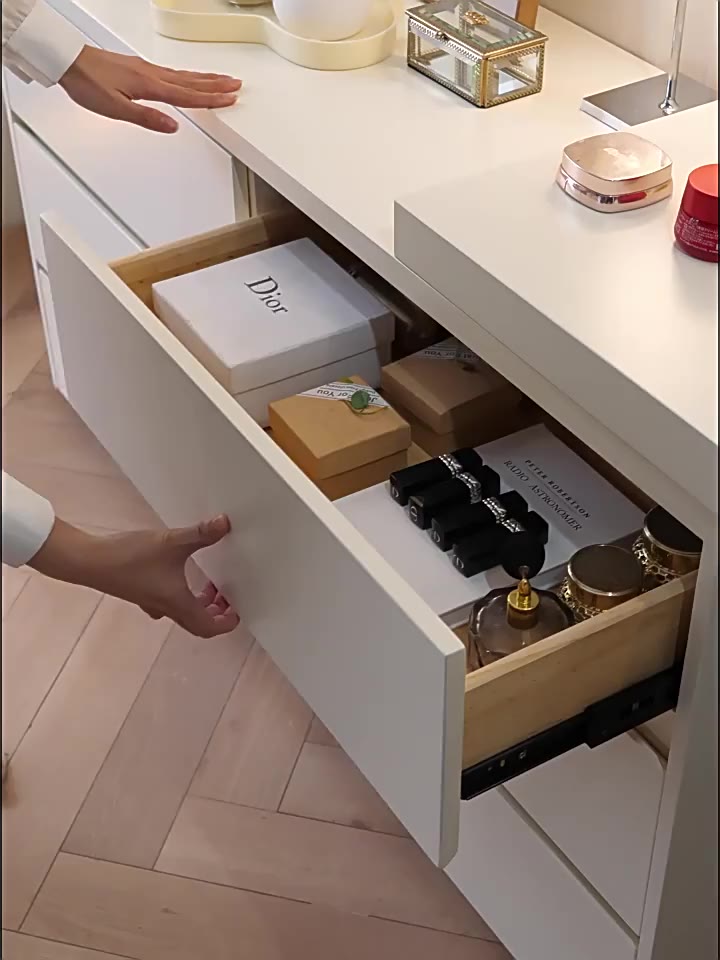 ALVIN Bàn trang điểm phòng ngủ phong cách bắc Tối Giản Và Tiện Lợi Có Nhiều Ngăn Để Đồ | BigBuy360 - bigbuy360.vn