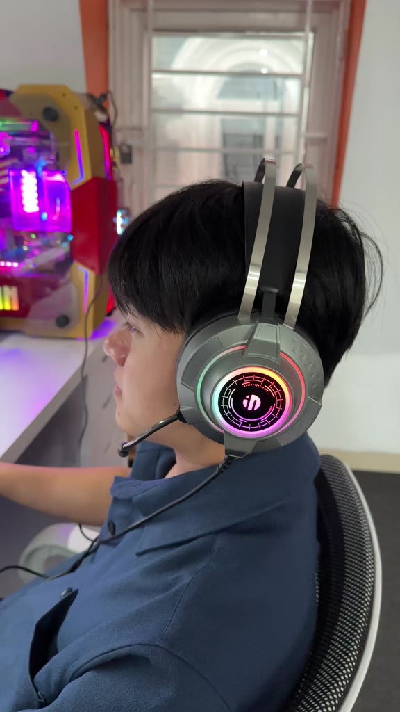 Tai nghe chụp tai có dây gaming SIDOTECH G2 có mic âm thanh vòm HIFI 3D super bass chống ồn over ear | BigBuy360 - bigbuy360.vn