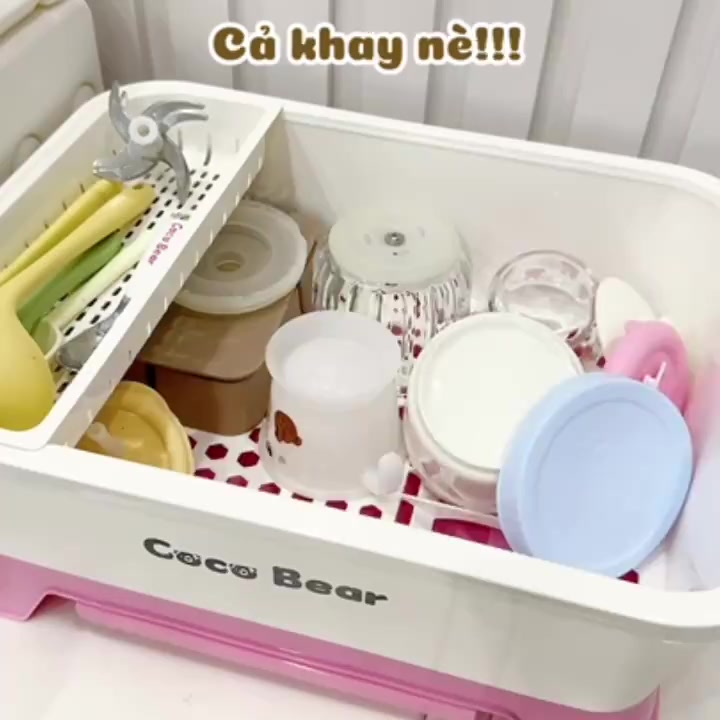 Khay Úp Chén Cho Bé Ăn Dặm COCOBEAR