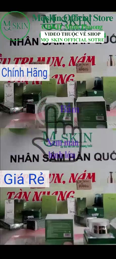 Kem Face nhân sâm MQ Skin ( Chính Hãng ) MQSkin kem dưỡng da làm trắng da tái tạo da thay da | BigBuy360 - bigbuy360.vn