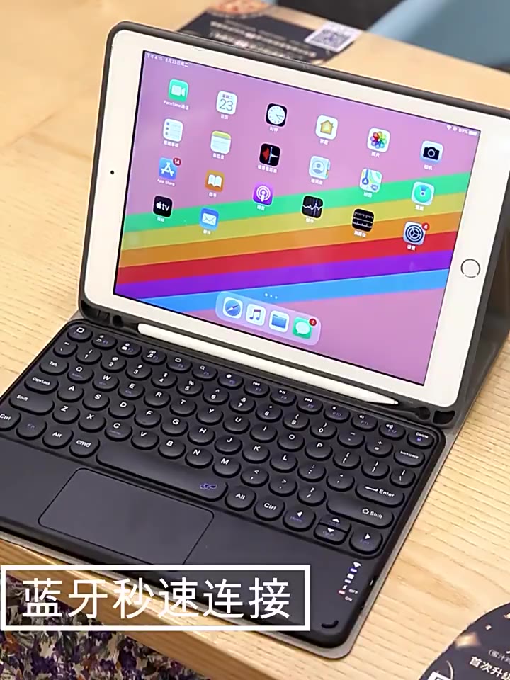 JVZODN Bàn Phím Không Dây mini 10 Inch Siêu Mỏng Có Thể Sạc Lại Cho laptop windows android pc | BigBuy360 - bigbuy360.vn