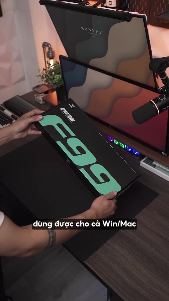Bàn phím cơ  AULA F99 Pro V2- 3 mode kết nối- Mạch xuôi- LED RGB- Hotswap- Hỗ trợ app | BigBuy360 - bigbuy360.vn