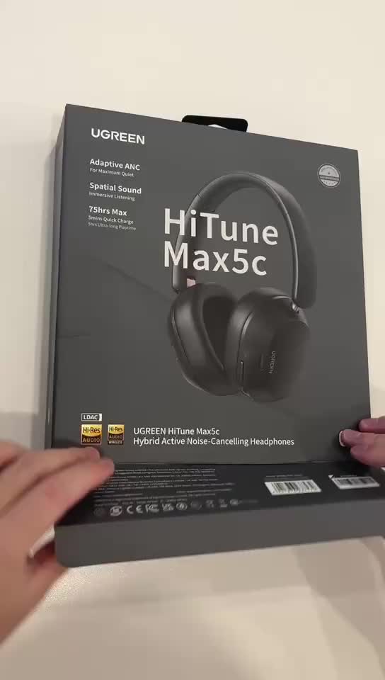 [HỎA TỐC HCM] Tai nghe Bluetooth Ugreen Hitune Max5c | Hybrid ANC | Kết nối 2 thiết bị ( Max 5C ) | BigBuy360 - bigbuy360.vn