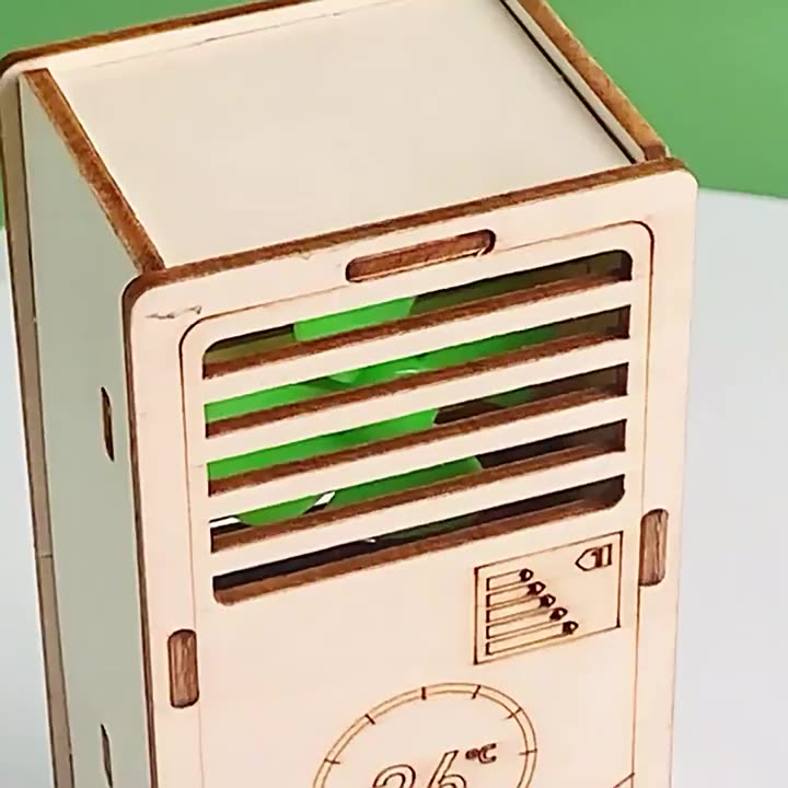 Bộ Lắp Ráp Máy Làm Mát Không Khí, Quạt Điều Hòa Không Khí Đồ Chơi Khoa Học Sáng Tạo Stem Cho Bé