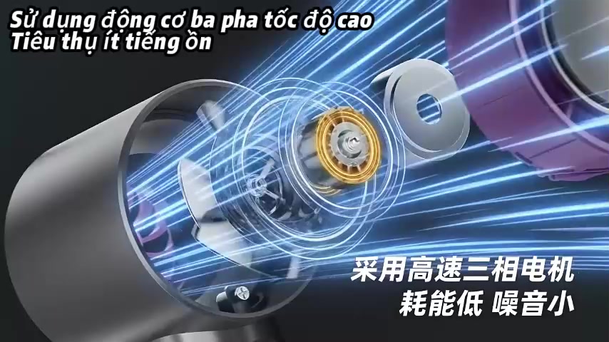 Quạt Cầm Tay Mini Làm Mát Nhanh VOZY 100 Mức Gió Hiển Thị Kỹ Thuật Số Pin 6000mAh Sử Dụng Lên Đến 12H | BigBuy360 - bigbuy360.vn