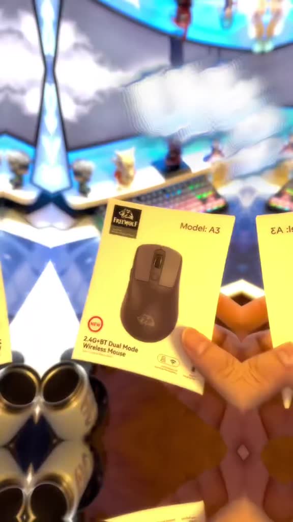 Chuột Bluetooth Không Dây Ziyou Free Wolf A3 Chip PAW3212 Siêu Mượt Dùng Văn Phòng, Chơi Game | BigBuy360 - bigbuy360.vn
