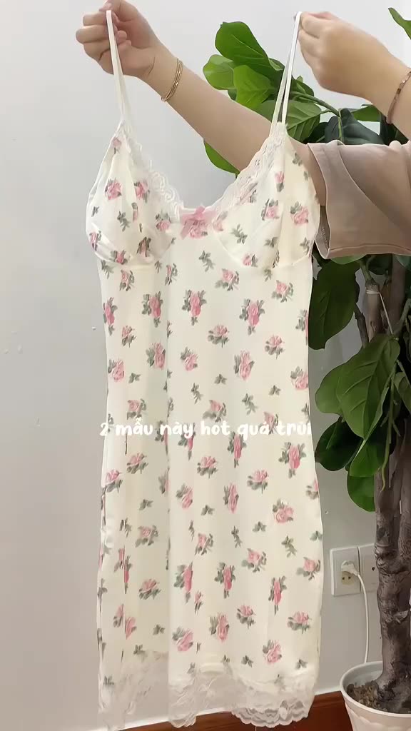 Váy Body Thun Cotton Gợi Cảm - Váy Ngủ Sexy 2 Dây Phối Ren Phong Cách Đồ Ngủ Nữ Quyến Rũ Nhiều Mẫu | BigBuy360 - bigbuy360.vn