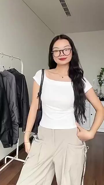 Áo trễ vai cộc tay body cotton co giãn A55 Justdun Shees clothing M320 | BigBuy360 - bigbuy360.vn