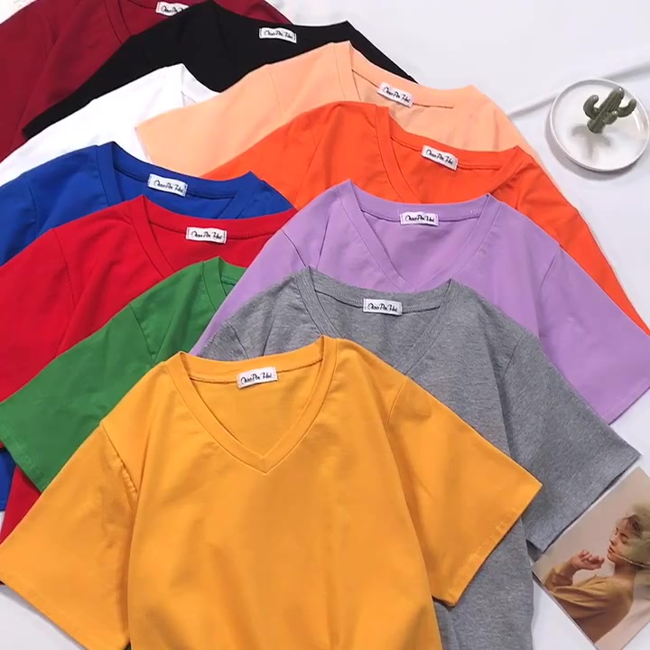 Áo croptop thun trơn nữ cổ tim cực năng động trẻ trung HLFashion | BigBuy360 - bigbuy360.vn