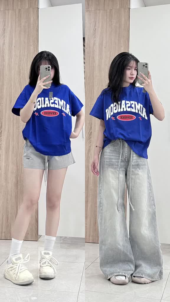 Áo Thun Big Boxy Local Brand AIMÉ Cotton Cổ Tròn Form Rộng Unisex Nam Nữ "AIMESAIGON XXVIIIXX" Oversize Streetwear Hot T | BigBuy360 - bigbuy360.vn