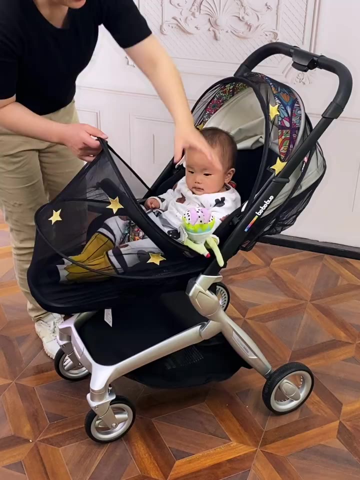 Màn chụp, mùng chụp xe đẩy trùm kín toàn bộ