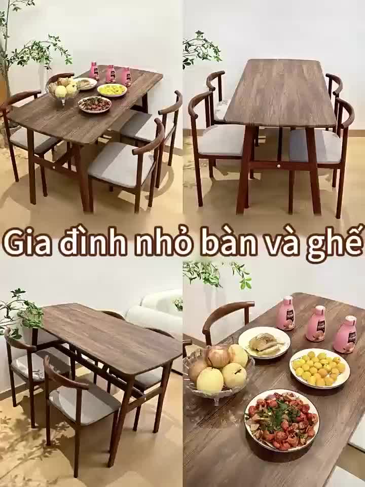 ALOVE Bàn Ăn Mặt bàn màu gỗ tự nhiên Phong cách cao cấp và thoải mái Màu sắc tùy chọn  Có thể phục vụ 6-8 người | BigBuy360 - bigbuy360.vn
