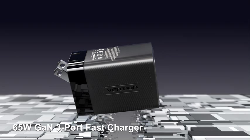 Vention Củ sạc nhanh GaN 65W -  3 cổng (2 USB-C + 1 USB-A) hỗ trợ PD 3.0, QC 4.0, PPS -  Sạc Nhanh Laptop/phone 17/16/15/14/13/12/11/Pad - Hàng Chính Hãng | BigBuy360 - bigbuy360.vn