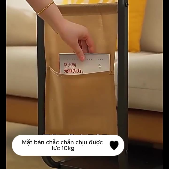 Bàn Trà Sofa Chữ U Bàn Ăn Mini Có Bánh Xe Di Chuyển Kệ Đầu Giường Bàn Trà Nhỏ Di Động Đa Năng | BigBuy360 - bigbuy360.vn