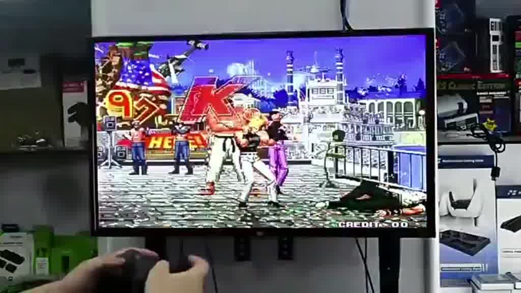 Máy Chơi Game 4 nút Không Dây 64G hơn 20.000+ Trò Chơi/ PS 10000 Game Ps1/ Ps2 /Nitendo/FC Compact/FC , kết nối HDMI. | BigBuy360 - bigbuy360.vn