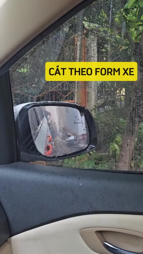 [TOYOTA] Miếng dán kính và gương nano chống bám nước khi mưa