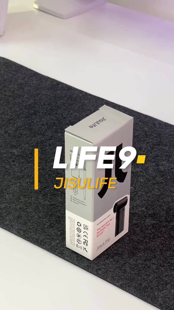 Quạt Cầm Tay Mini JISULIFE Life 9 3600/5000mAh, 5 Cấp Độ Gió, Sử Dụng Đến 12 Giờ, Bảo Hành 12 Tháng | BigBuy360 - bigbuy360.vn