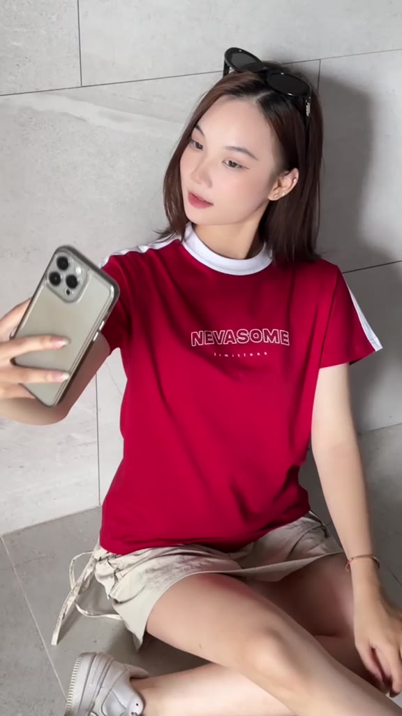 [Xả Hàng] Áo Thun Baby Tee Local Brand NEVASOME Sporty 5 màu Thể Thao Cotton 230gsm Cổ Tròn Nữ | BigBuy360 - bigbuy360.vn