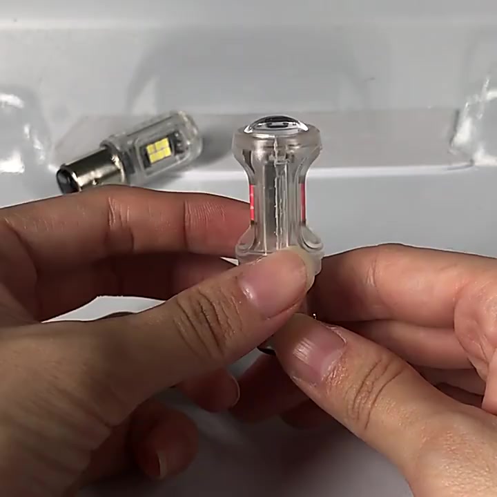 Đèn phanh stop chớp F1 1157 16smd CREE thấu kính max sáng cho xe máy, ô tô DC12v BAY15D 2 tim