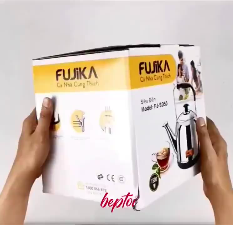 Ấm siêu tốc inox Fujika FJ-SD50