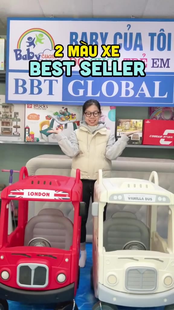 Xe chòi chân cho bé 1 tuổi, ô tô trẻ em cảnh sát có nhạc BBT Global Z06