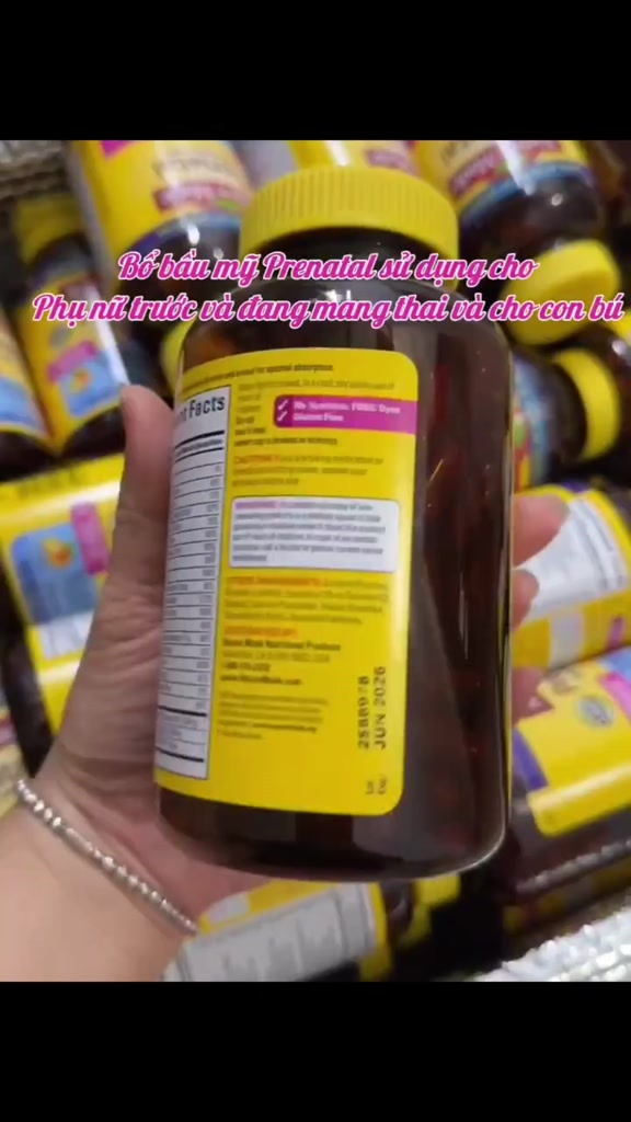 Vitamin Tổng Hợp+DHA Prenatal Bầu Mỹ Nature Made
