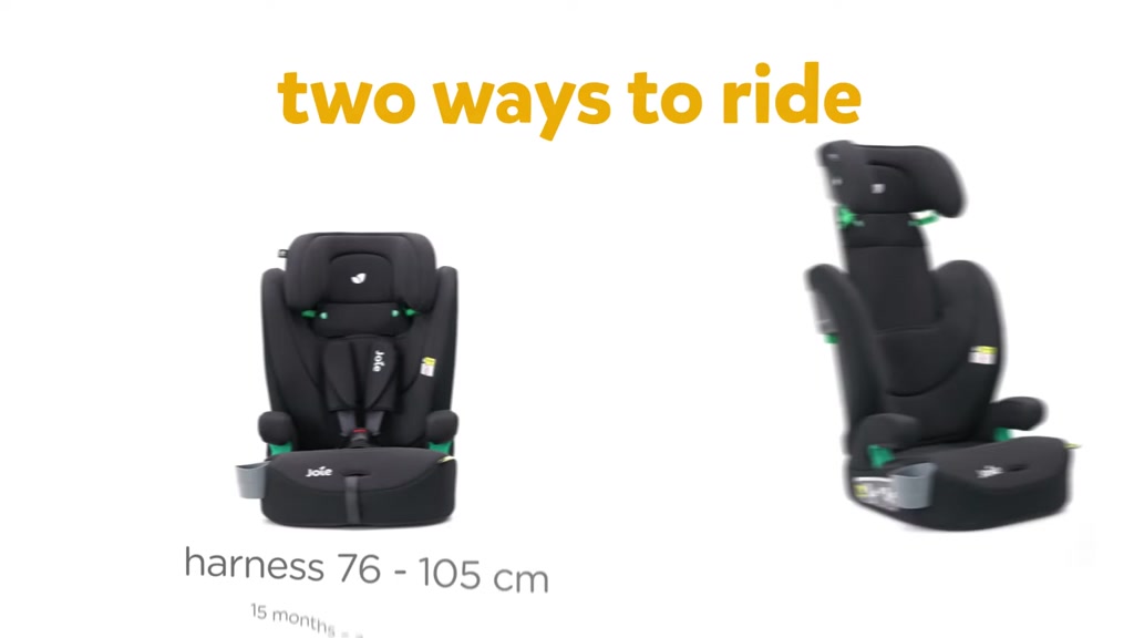 Ghế ngồi ô tô cho bé Joie Elevate R129 (Đen - Xám)