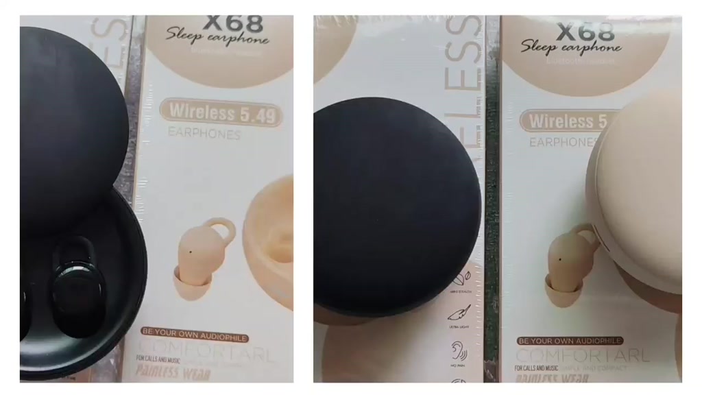X68 Tai nghe điện thoại không dây ngủ mới Giảm tai nghe tai nghe tai nghe Bluetooth Sport Tai nghe | BigBuy360 - bigbuy360.vn