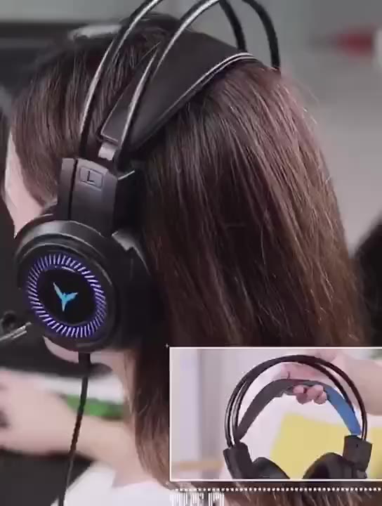 Tai Nghe Chụp Tai Gaming JBLue có mic đàm thoại Led RGB cho máy tính điện thoại Laptop Ipad | BigBuy360 - bigbuy360.vn