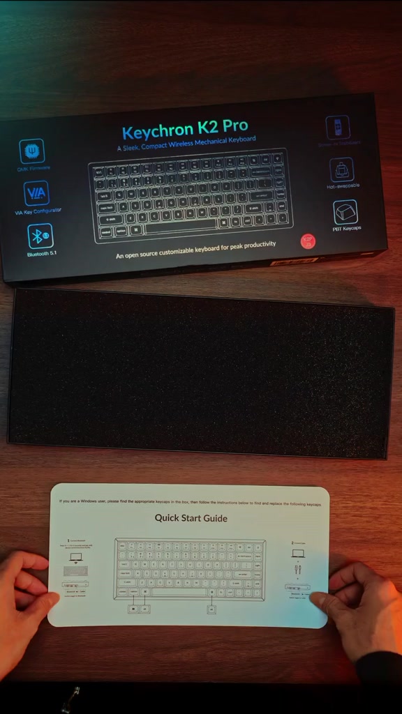 Bàn Phím Cơ Keychron K2Pro, Bàn Phím Cơ Keychron K2Max 3 Mode Kết Nối - Hỗ trợ QMK/VIA - Kết nối không dây | BigBuy360 - bigbuy360.vn