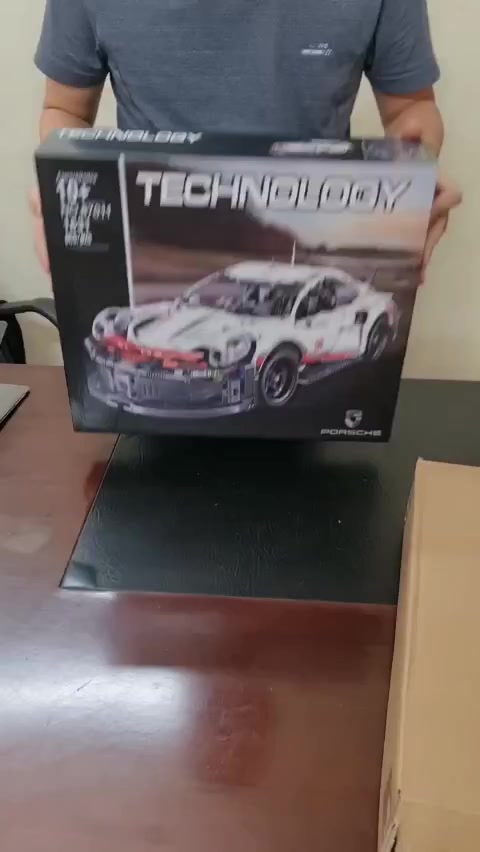 [Bản cao cấp] Mô hình lắp ráp siêu xe Posche 911 RSR Tỷ Lệ 1:10 lắp ghép 1642 Pcs cung cấp TDSTECH