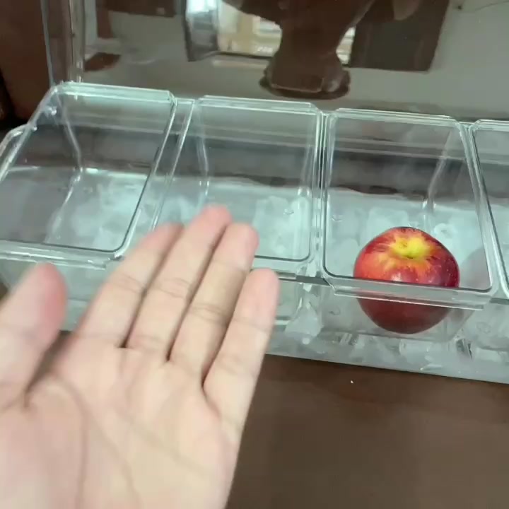 Khay đựng topping, thực phẩm, loại 6 và 8 ngăn