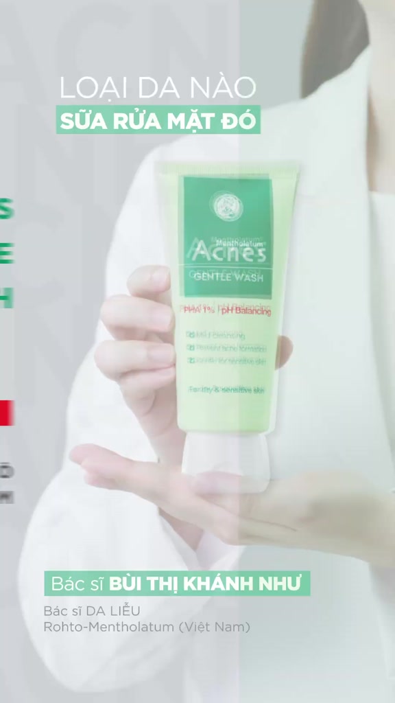 Kem/Gel Rửa Mặt Chuyên Biệt Acnes Wash