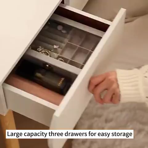 ALOVE Bàn Trang Điểm Đa Năng Gương LED Cảm Ứng Ngăn Đựng Rộng Tiện Lợi Phù Hợp Học Tập Làm Việc | BigBuy360 - bigbuy360.vn