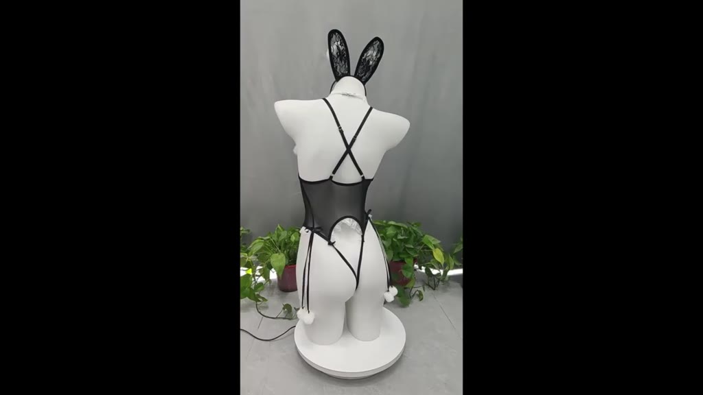 Set cosplay thỏ bông trắng sexy gợi cảm bodysuit đồ ngủ liền thân bunny đen xẻ đáy quyến rũ JS52 Bộ ngủ cosplay chị Hằng | BigBuy360 - bigbuy360.vn