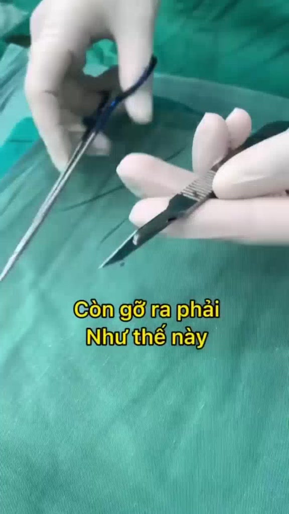 Dao mổ, trạm khắc làm bằng thép không rỉ