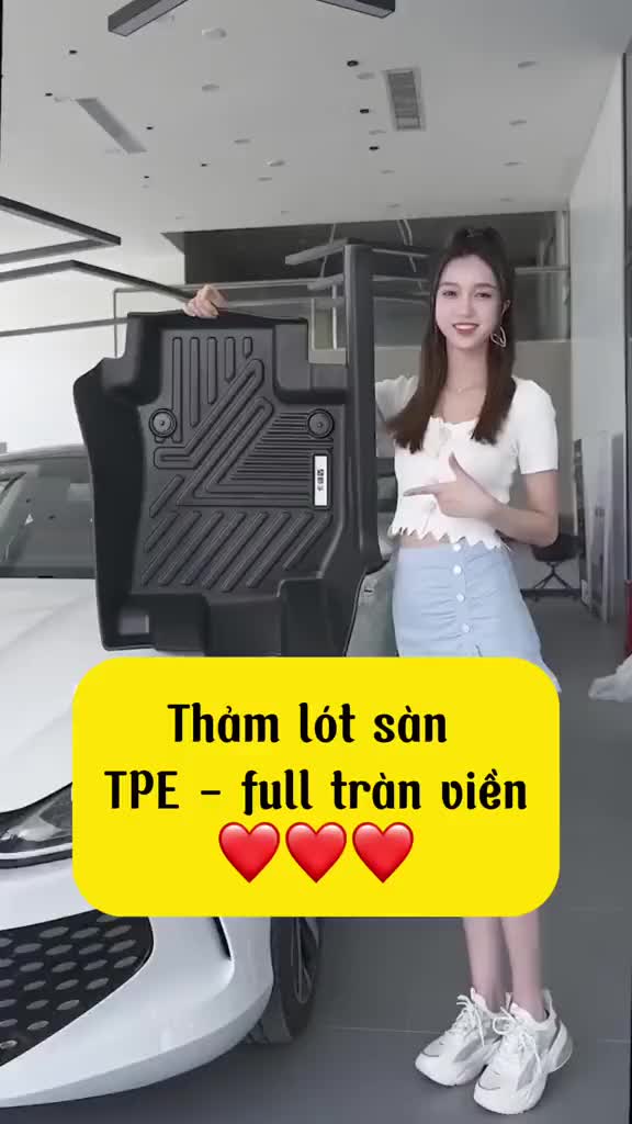 Thảm lót sàn ô tô Toyota Corolla Cross TPE đúc 5D