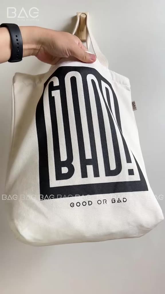 Túi tote vải oversize, thiết kế với phong cách tối giản, dây kéo kim loại, túi con bên trong [GOOD] | BigBuy360 - bigbuy360.vn