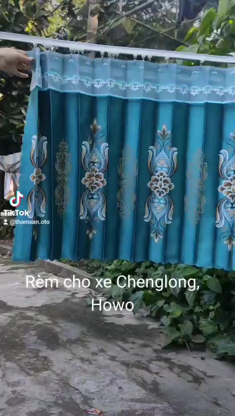 (XE ĐÃ CÓ SẴN ĐƯỜNG RAY MỚI LẮP ĐƯỢC) RÈM GẤM cho xe tải