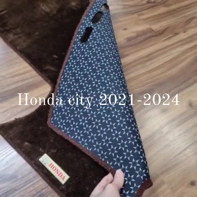 Honda City - Thảm taplo tuyết nhung