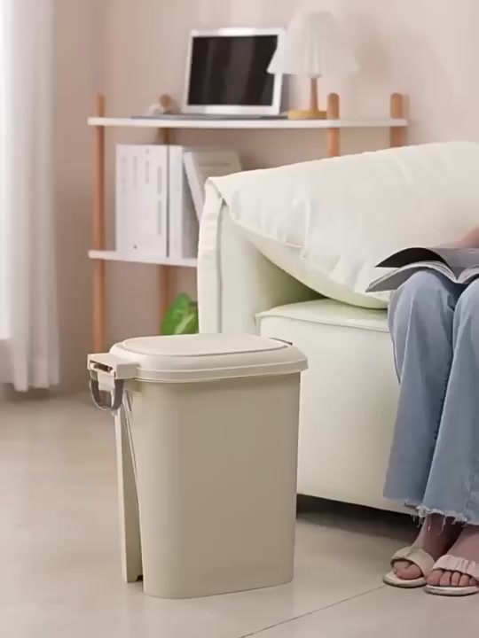 Thùng Đựng Rác Đạp Chân 20, 30L, Thùng Rác Có Nắp Đậy Chống Mùi, Thùng Đựng Rác Sang Trọng TR021 | BigBuy360 - bigbuy360.vn