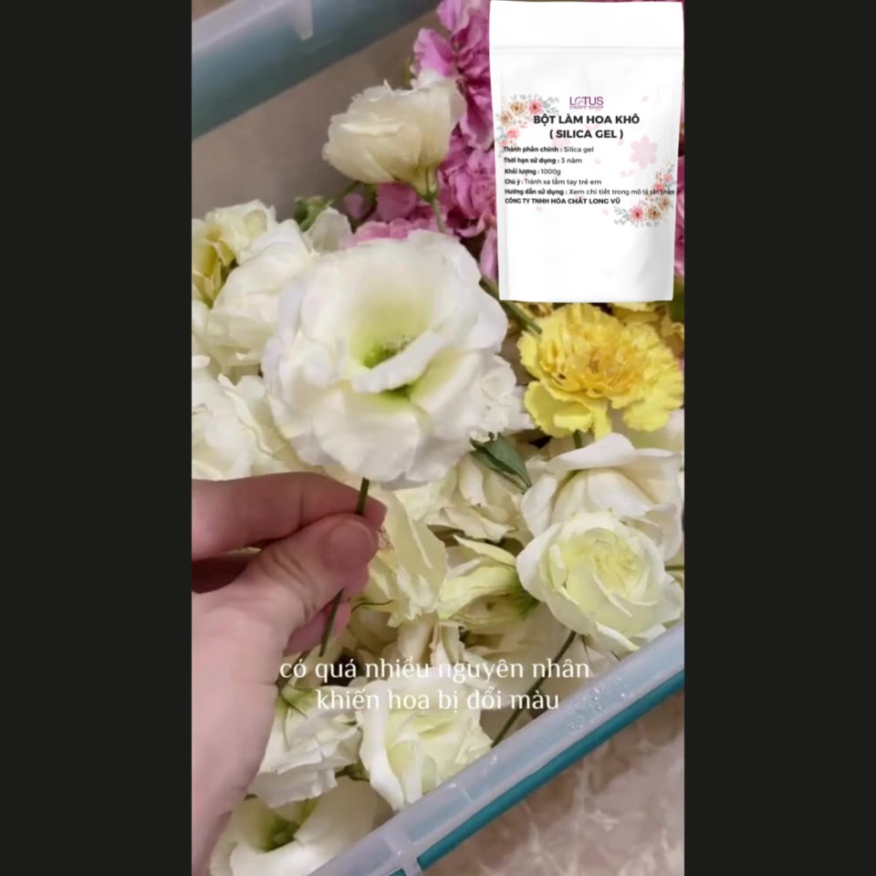 Hạt Silica Làm Hoa Khô, Cát Làm Hoa Khô Có Thể Tái Sử Dụng
