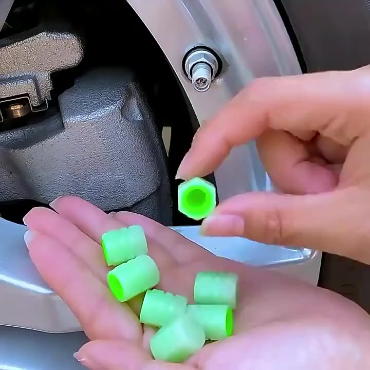 Nắp van dạ quang phát sáng cho ô tô xe máy xe đạp