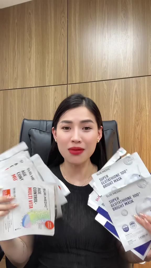 Hộp 10 miếng Mặt Nạ SUR.MEDIC hỗ trợ dưỡng trắng da, phục hồi, cấp ấp toàn diện | BigBuy360 - bigbuy360.vn