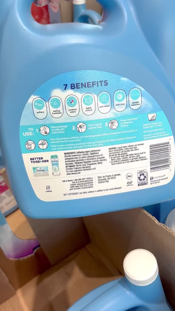 Nước Xả Làm Mềm Vải Downy Soft Cool Liquid Và April Fresh Fabric Softner 4.45L - HÀNG NHẬP MỸ