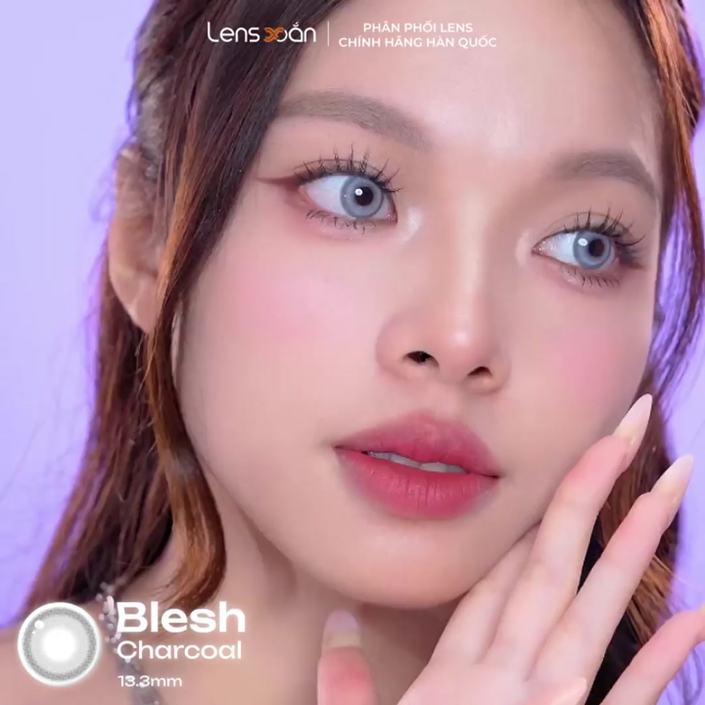 LENS 1 NGÀY tây LENS XOẮN kính áp tròng cận xám tây viền AI tròn mắt cấp ẩm cao MYFIPN BLESH | BigBuy360 - bigbuy360.vn