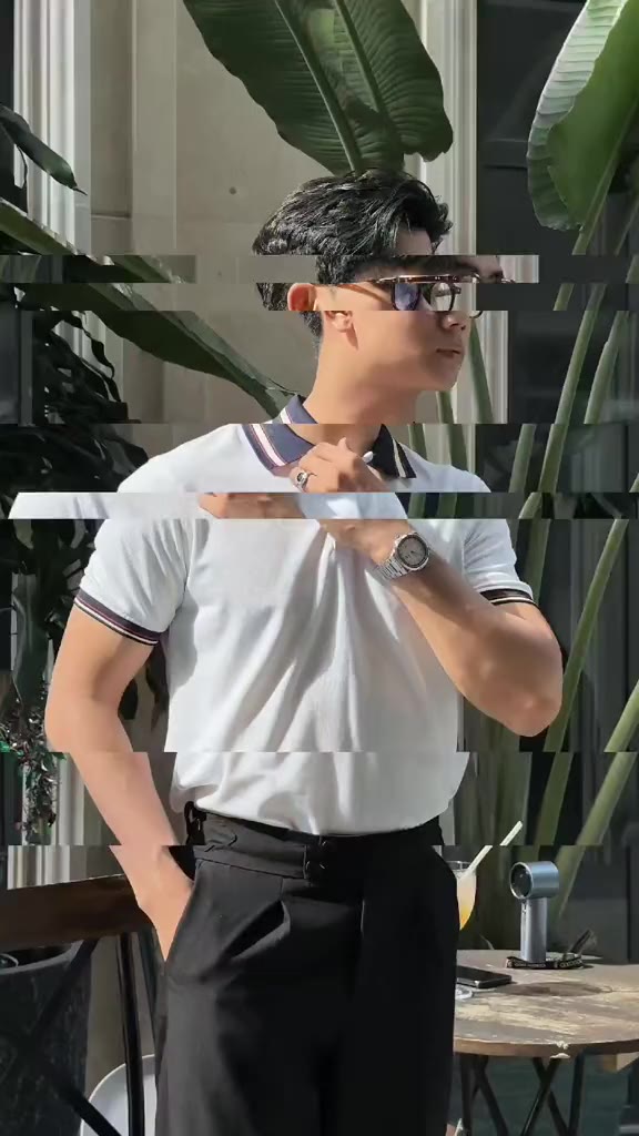 Áo thun polo ngắn tay thun cá sấu nam LADOS-9190 cổ phối bo chun form basic sang trọng thanh lịch | BigBuy360 - bigbuy360.vn